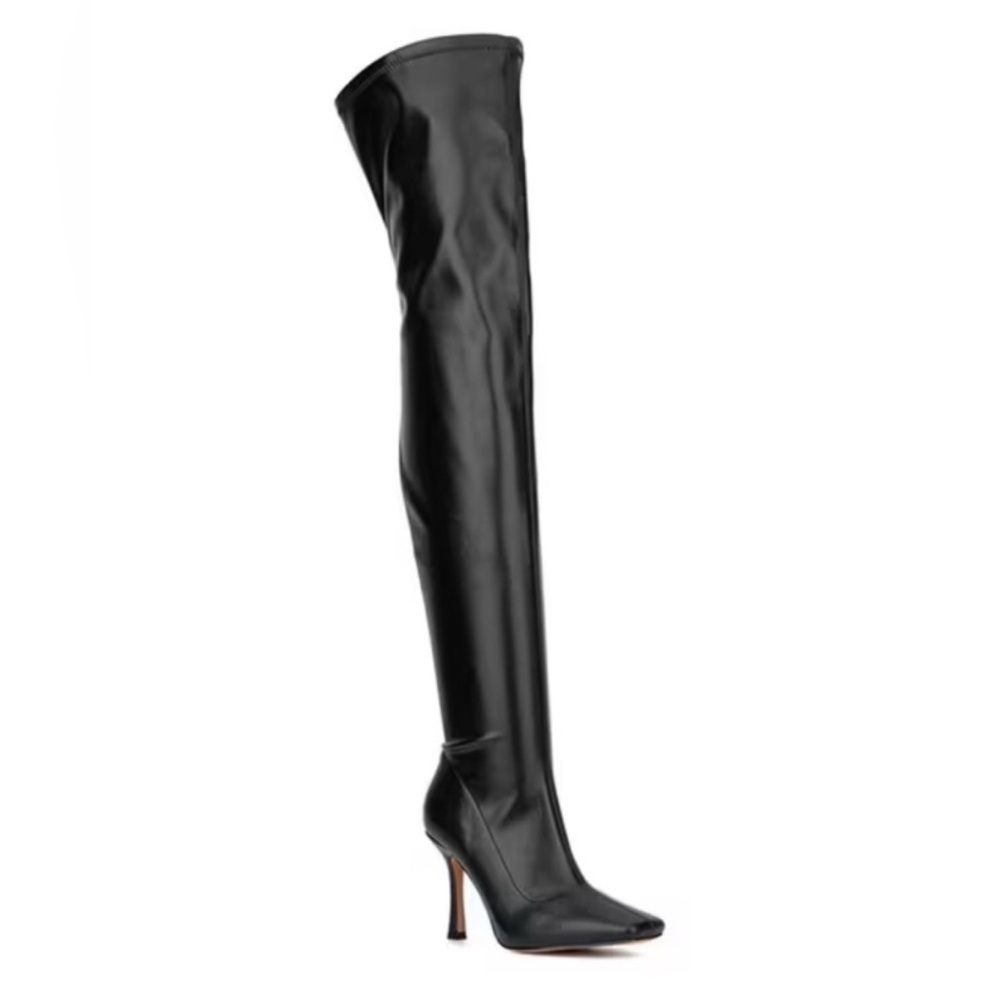 New York & Company Black OTK Over The Knee Boots 8 NWT - Picture 2 of 8